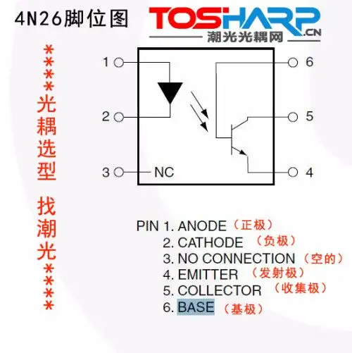 光耦 一般有几个引角