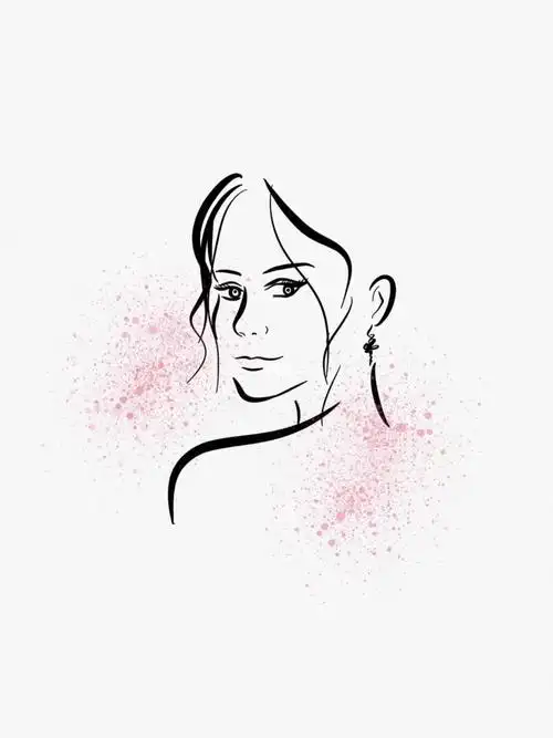 简笔头像  #插画  #人像  #ipad画画  #procreate  #头像  #简笔画