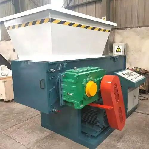 塑料薄膜粉碎机软硬废旧塑料单轴撕碎机塑料编织袋机头料切碎机