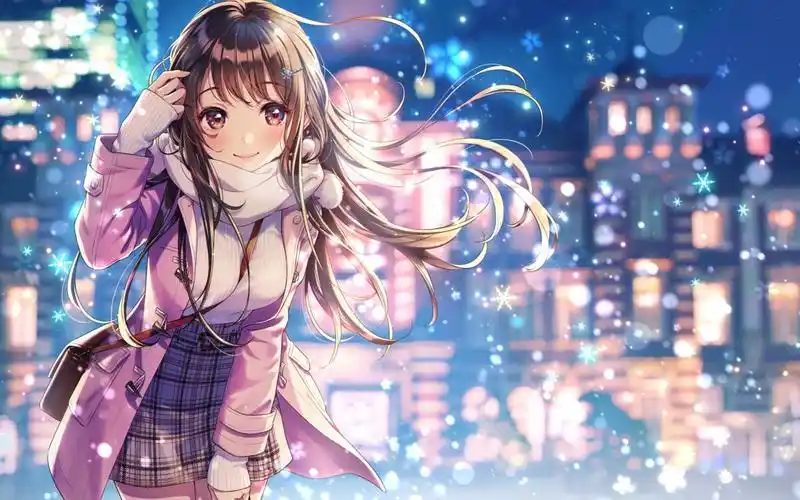 萌系娇美动漫女孩壁纸1280x800分辨率查看