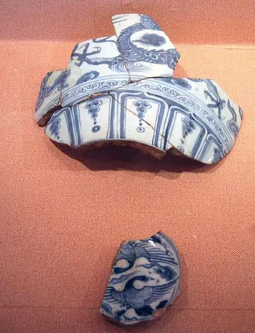 元青花瓷片标本元青花瓷片标本景德镇元青花与标本展之三其它:景德镇