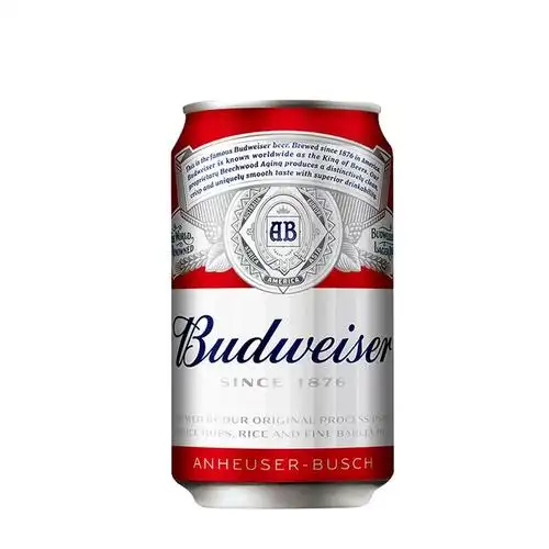 budweiser/百威啤酒小麦醇正拉罐整箱铝罐装330ml*24听礼盒装_爱购网