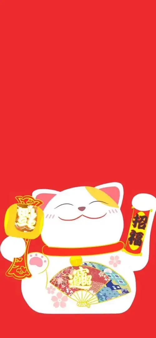 高清无水印最新招财猫壁纸出炉啦,财运亨通的你记得抱我回家哦