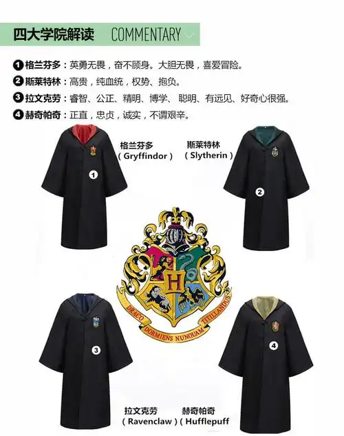 谏子哈利波特披风魔法袍cos四大学院赫敏全套校园团建班级活动衣服