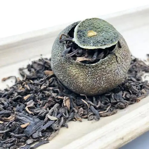 新会小青柑普洱茶生晒陈皮柑桔普茶橘子茶特级宫廷熟茶叶500g散装