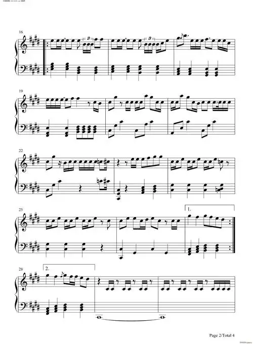 曜r1se 歌谱简谱网