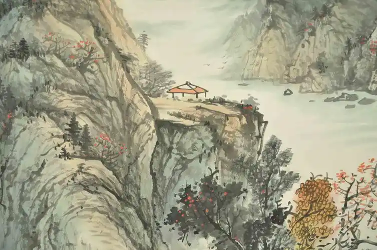 王玉东 美协会员 国画山水 溪山清境