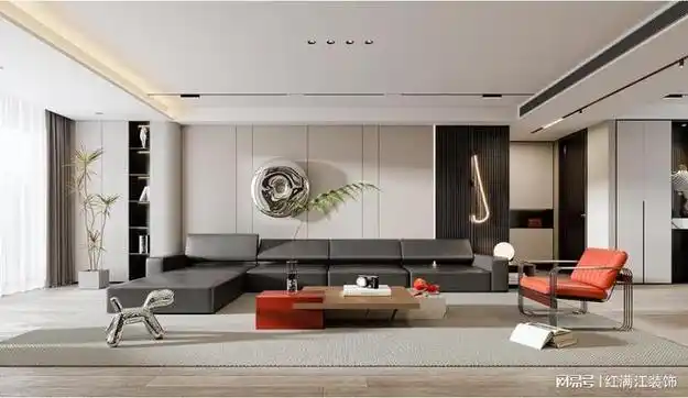 高级灰橙色的点缀经典与潮流碰撞