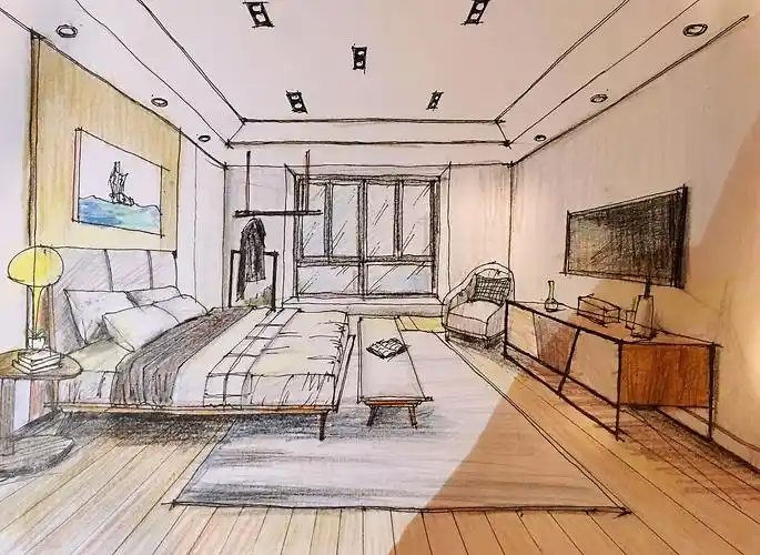 室内手绘效果图练习