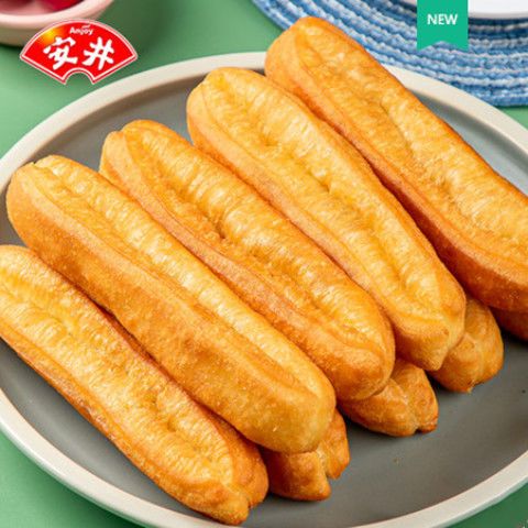 家用早餐无矾速冻半成品香脆迷你油条 安井火锅油条2袋(约40根)【图片