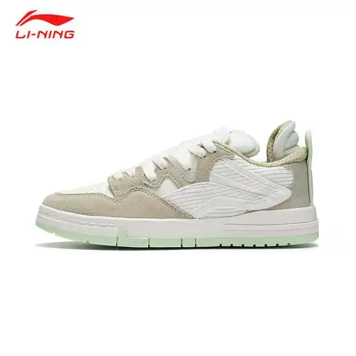 李宁休闲鞋女鞋2022冬季新款低帮轻便板鞋女惟吾pro运动鞋aecs052