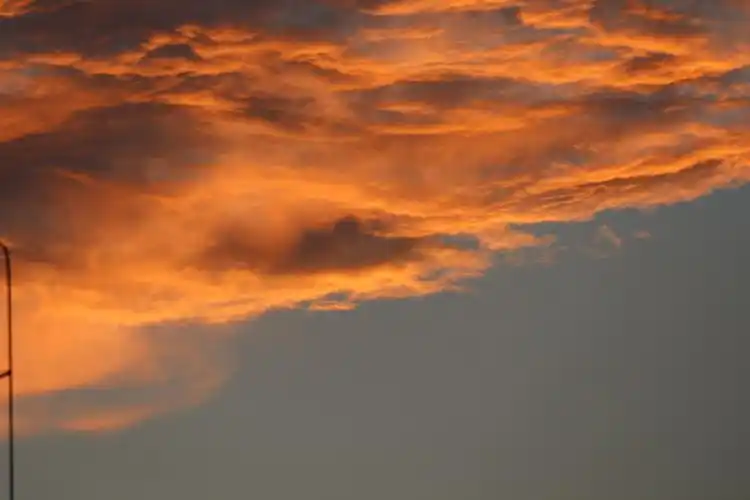 云朵 夕阳 落日