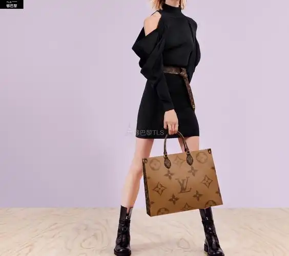 【包邮包税】 lv路易威登 21年秋冬 女士 手提包 onthego 大号手袋 m4