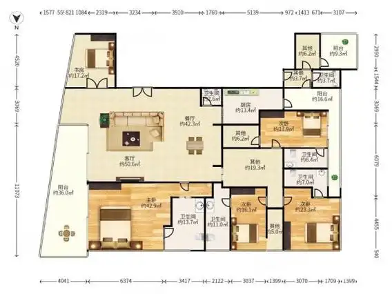 深圳湾一号精装可拎包入住近地铁中间楼层南北通透