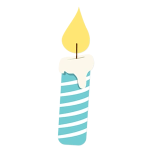 烘焙生日蛋糕平面彩色矢量图彩色气球和生日蛋糕卡通排序:版式