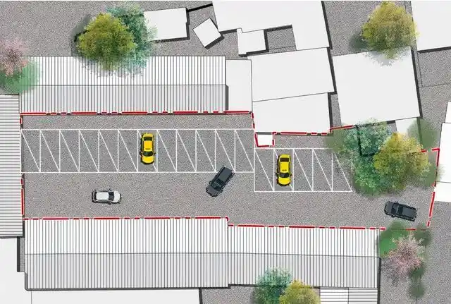 万达地下停车场平面图(停车场平面图怎么画)