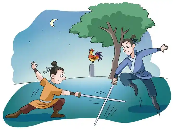 "闻鸡起舞"的插图"精卫填海"的插图五,装帧美观,赏心悦目1.