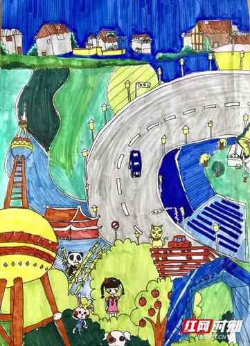 组图| 童心手绘中国梦