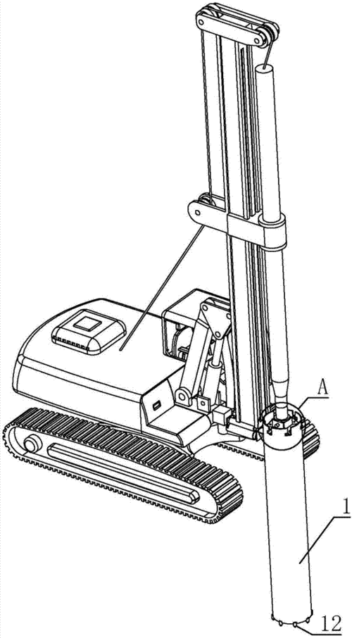 本发明涉及钻孔灌注桩施工特别涉及一种钻孔灌注桩旋挖