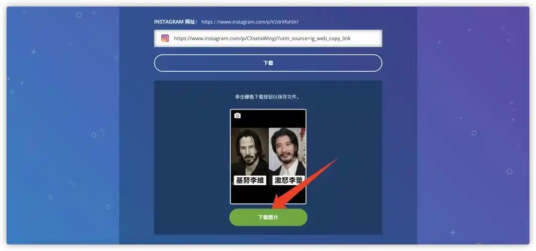 instagram图片视频下载器,支持离线下载