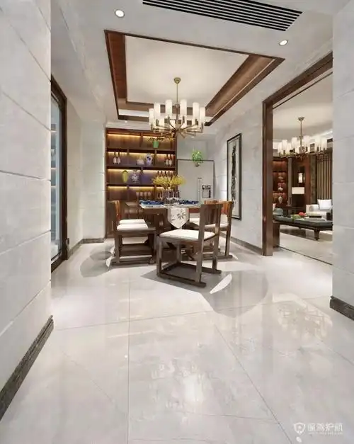 客餐厅贴墙砖效果图-保驾护航装修网
