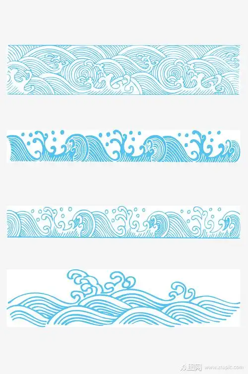 水波纹矢量背景素材