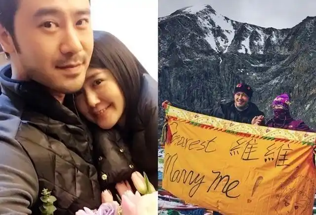 谭维维和丈夫抱孩子逛街购物被曝光二人分工明确非常的和谐