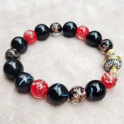 10m天然玛瑙石手串天然不褪色diy原创设计时尚高级感男女通用款式