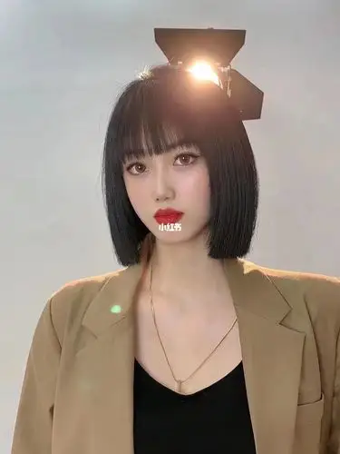 超流行 直发短发超a发型 不用烫发的短发