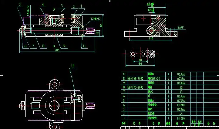 求---机用虎钳装配图cad图纸!谢谢!发到我 (@朋双喆)