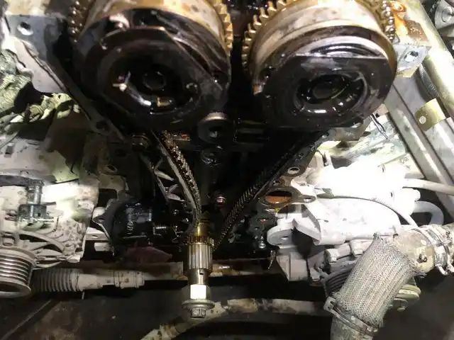 五菱宏光发动机l2b15排量链条正时的对法图片谢谢