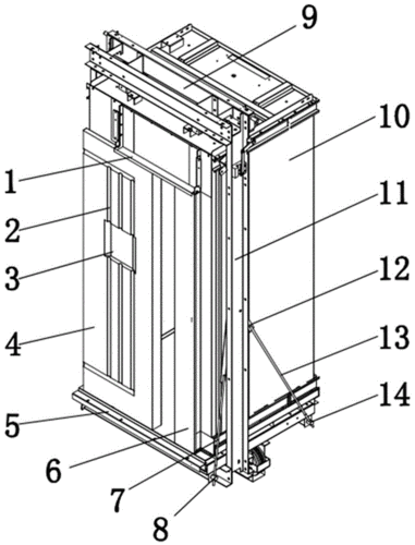 一种电梯轿厢门制造技术