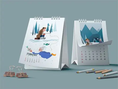 公司和企业台历设计的步骤和技巧与案例