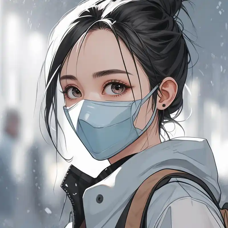 今天给大家分享一组戴口罩的女生头像,希望你们喜欢～同时也要注意