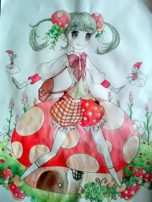 彩铅那些年我画过的画漫画临摹