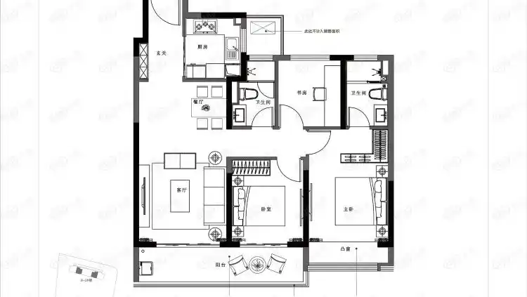 moc芯城汇 澜庭in户型图