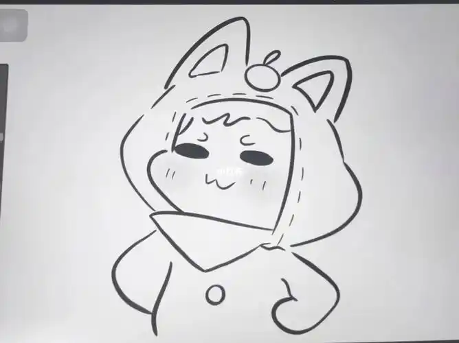 光遇猫猫头简笔画临摹