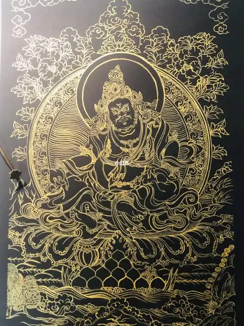 唐卡 线条勾勒好啦,补填色95