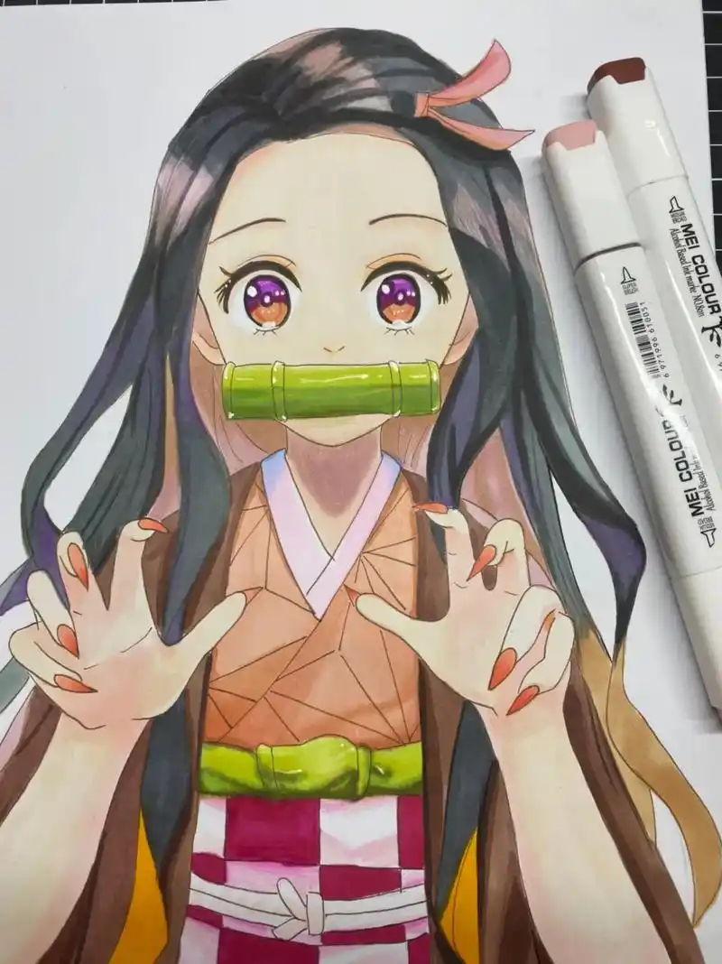 马克笔手绘 #马克笔 #马克笔绘画  - 抖音