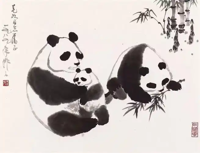 吴作人的水墨动物画,太有情致了_徐悲鸿