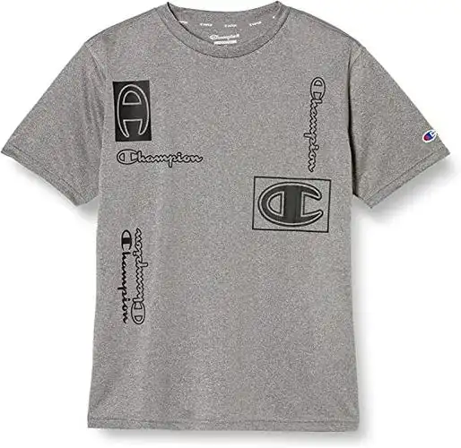 champion t恤 短袖 圆领 速干 *防臭 防紫外线 图形商标印花 短袖t恤