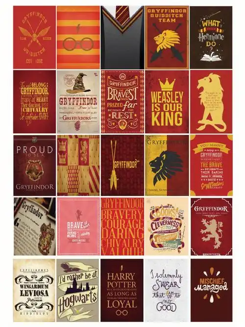 分享一波哈利波特手账素材1