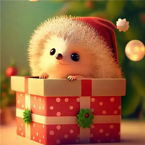 小刺猬超可爱的图片头像