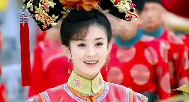 赵丽颖还珠格格晴儿剧照,你怀念那个清纯颖宝了吗