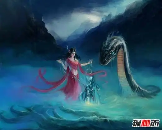 女娲真身吓人图片大全人首蛇身的诡异存在真可怕