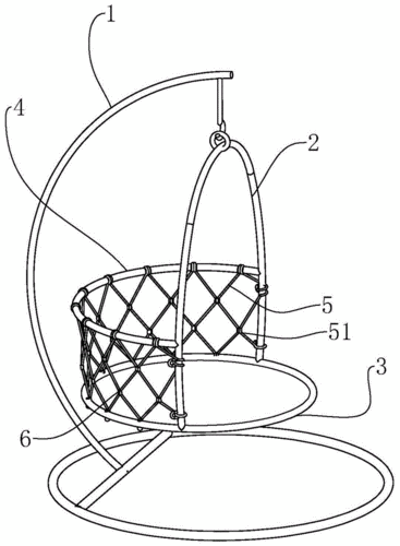 一种具有防护结构的吊椅的制作方法