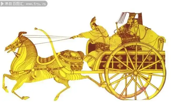 古代皇帝马车图片