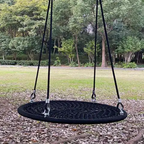 室内秋千 轮胎秋千秋千轮胎玩具创意秋千户外室内秋千 麻绳款(红色)