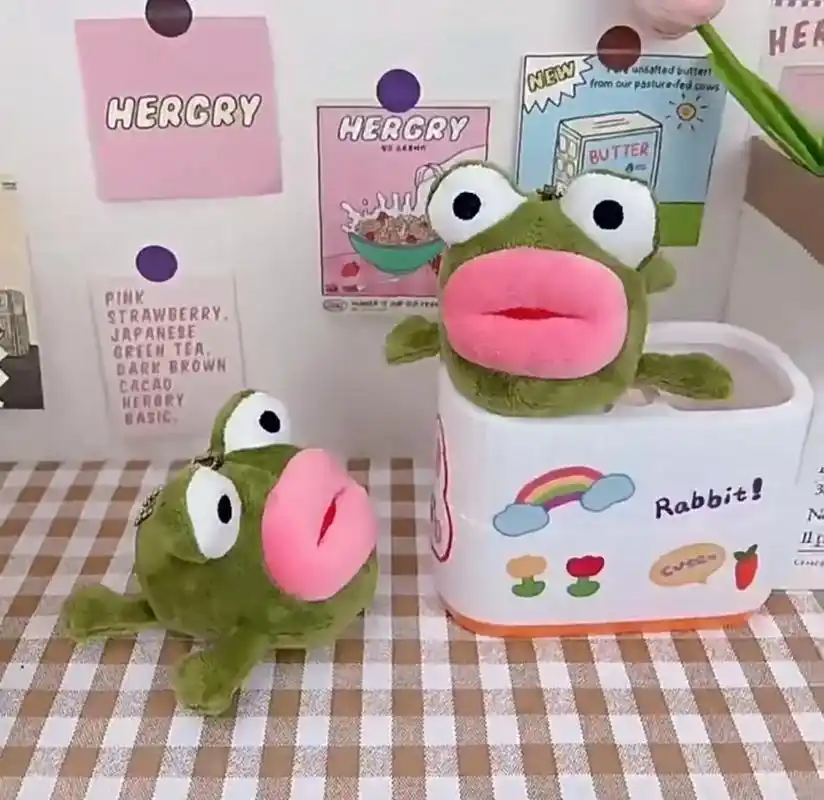 丑萌大嘴香肠青蛙90.