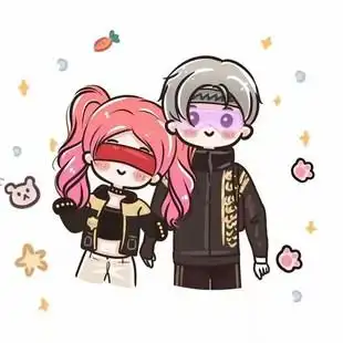 吃鸡头像手绘卡通q版情侣头像定制真人照片绘画人物设计和平精英